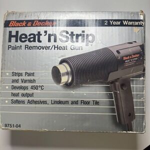 Black and Decker Heat 'n Strip Paint Remover Heat Gun Electric Tool *READ*